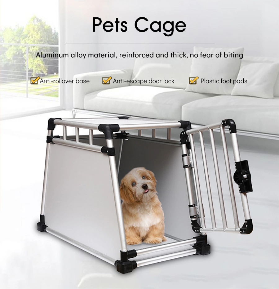 Large Single Folding XL Cages Car Travel Accessories Stainless Steel T