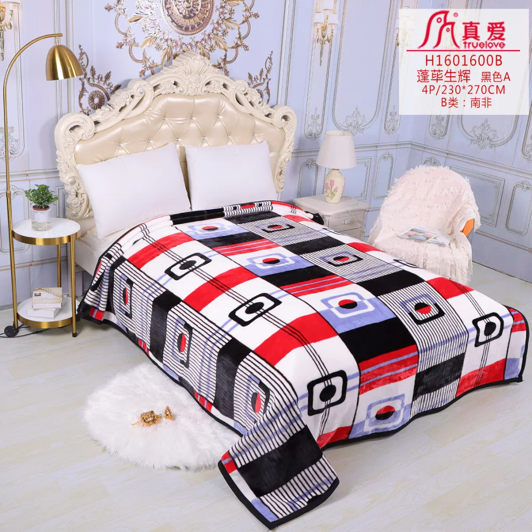 Truelove Queen King Size Microfiber Plush Cloudy Blanket for Bed2 Ply Heavy Thick Winter Soft Winter Warm Blankets