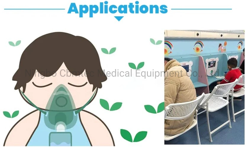Breathing Full Face Mask for Sleep Medical Single Use Medical Nebulizer PVC Transparent Oxygen Mask
