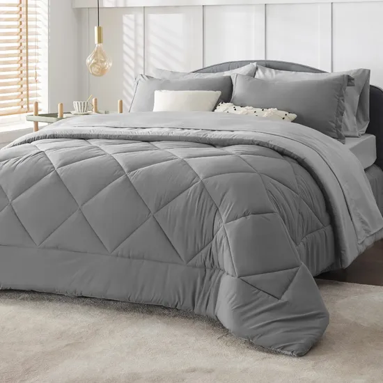 Wholesale Goose Down Comforter Bed Duvet, Bed Quilt Eider Down Filled Duvet 