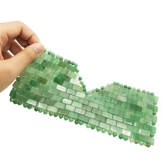 Factory Price Natural Jade Stone Sleep Eye Masks for Beauty 