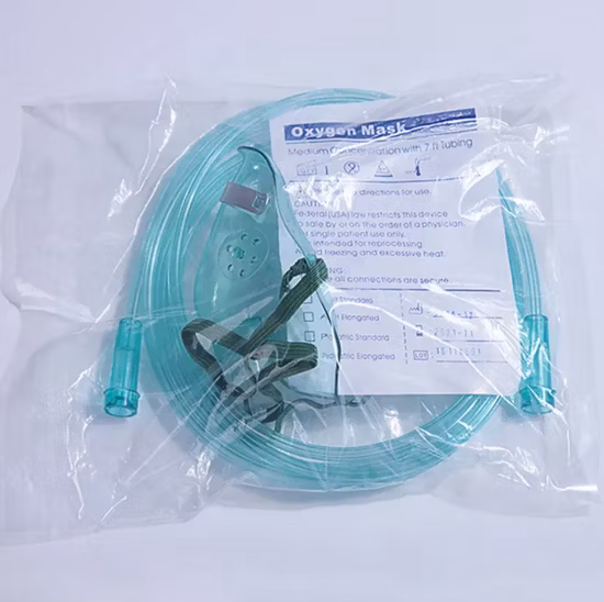 Breathing Full Face Mask for Sleep Medical Single Use Medical Nebulizer PVC Transparent Oxygen Mask