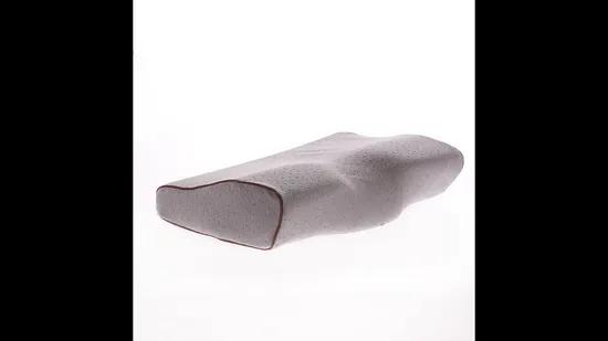Bedding Textile Orthopedic Bed Pillows Visco Memory Foam Butterfly Manufacturers Contour Cervical Pillow 