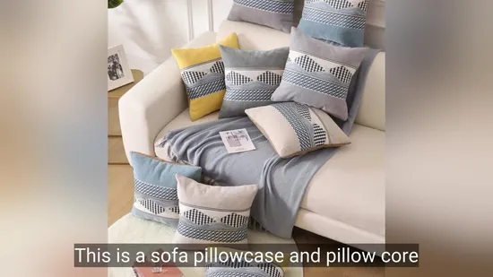 1 Piece of Popular Elegant Home Decoration Sofa Pillow and Pillowcase for Comfort 
