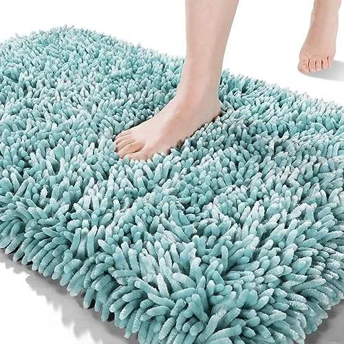 New Fluffy Chenille Rug Super Absorbent Non