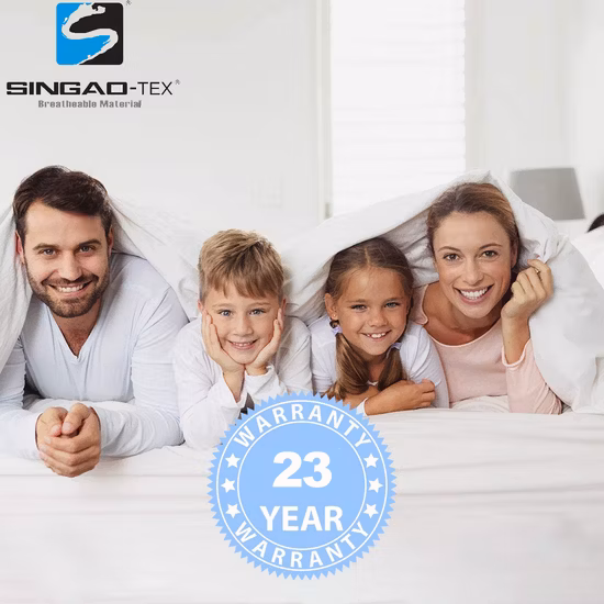 Comfortable Cotton Terry Hypoallergenic Waterproof Mattress Protector/Cover Breathable Noiseless Fitted Sheet