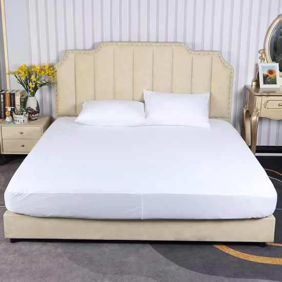 Waterproof Bamboo Cooling Jacquard Fitted Bed Bug Proof Mattress pad Protector