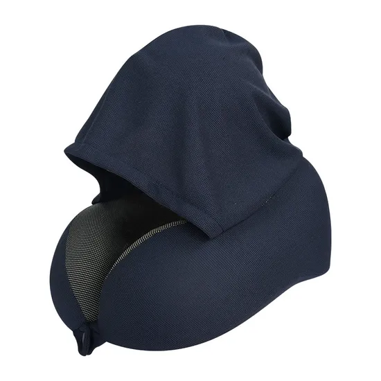 Outdoor Travel Memory Foam Neck Pillow with Cap U