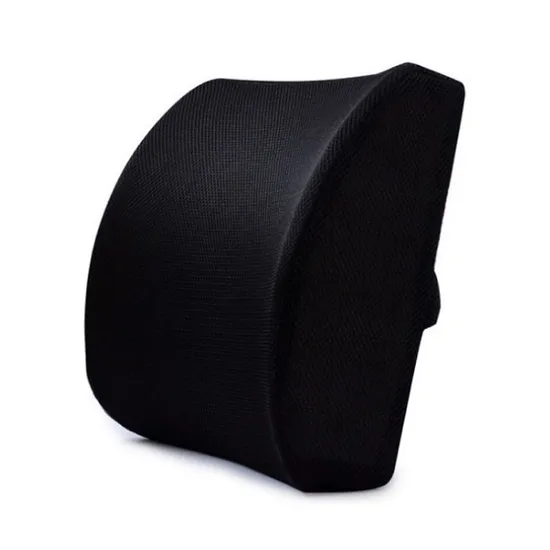 Customized Car Seat Accessories 3D Mesh Lumber Support Cushion Memory Foam Pillow for Back Pain Relief 